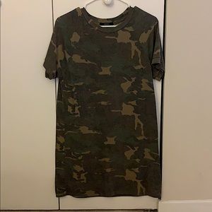 Forever 21 Camo T-Shirt Dress Size Small